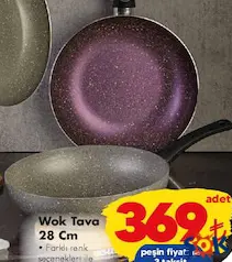 KUMSAL WOK TAVA 28 CM fiyat ve kampanya bilgisi
